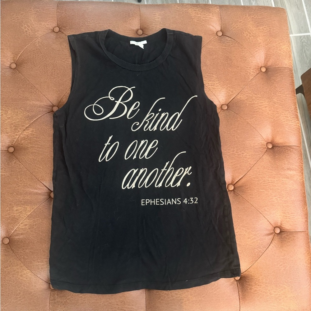 Black “Be Kind” Muscle Tank